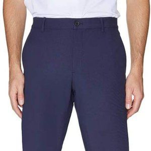 Hickey Freeman Men's  Performance Flat Front Pant